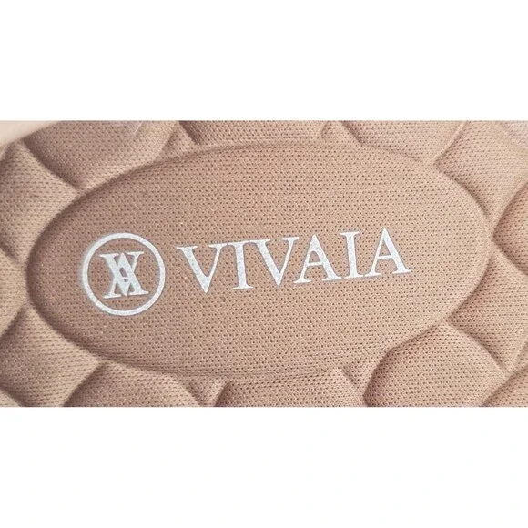 VIVAIA Claire Round Toe Flats Espresso Houndstooth Sz 43 11 Knit Comfort Brown - Picture 3 of 12